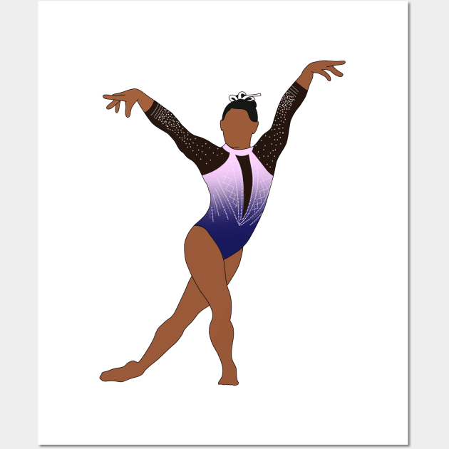 Simone Biles 2023 Championships Day 1 Wall Art by Coach Alainne Designs